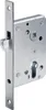 A close-up studio shot of a metal door lock mechanism. Produktbild-Vorschau