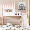 Letto per bambini Sweiko 90 x 200 cm Design a soppalco con Anteprima dell’immagine prodotto 3