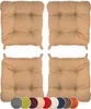 Sunnypillow 4er Set Stuhlkissen mit Klettverschluss Maße: Produktbild-Vorschau 1
