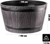 Kvetináč KADAX Madera 50 cm tmavohnedý Náhľad obrázku produktu 3