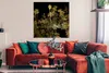 MuchoWow® Poster Dschungel - Gold - Bäume 100x100 cm - Produktbild-Vorschau 2