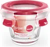 A clear studio shot of a glass food container with a red lid. Anteprima dell’immagine prodotto