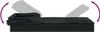 lettino 2 persone con tetto nero 213x118x97 in poly rattan Anteprima dell’immagine prodotto 10