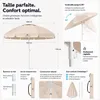 Fleau Goods Set Parasol de Luxe 180 cm - Protection UV - Voir les images du produit 7