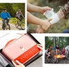 Collage of images showing people cycling, first aid, a medical bag, and camping. Náhľad obrázku produktu