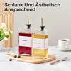 Ölspender Glas 500ml mit Ausgießer | Olivenöl Flasche & Produktbild-Vorschau 6
