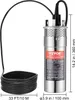 A submersible pump with its power cord coiled next to it, with dimensions indicated. Anteprima dell’immagine prodotto