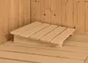 Karibu Sauna "Angel" SET naturbelassen mit 9kW Ofen Produktbild-Vorschau 5