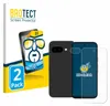 A product shot of screen protectors for a Google Pixel phone, along with its packaging. Produktbild-Vorschau
