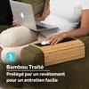 Tuko Plateau de Canapé Accoudoir Flexible Bambou avec Voir les images du produit 7