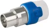 Hirschmann KOS 5, Männlich, 7,2 mm, 75 Ohm, Blau, Weiß, 1 Produktbild-Vorschau 3