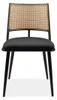 CALICOSY - Lot de 4 chaises avec cannage naturel et Voir les images du produit 3