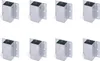 A grid of eight identical metal post anchors. Anteprima dell’immagine prodotto