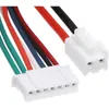 Close-up of a white wire connector with multiple colored wires. Náhled obrázku produktu