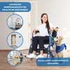 Fauteuil roulant pliable Mobiclinic assise 46 cm frein à Voir les images du produit 7