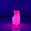 ADORE-708UV Damen Sandale von Pleaser, Transparent Neon Produktbild-Vorschau 4