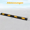 COSTWAY Radstopper Gummi, Parkplatzbegrenzung 183cm, bis Produktbild-Vorschau 3