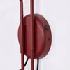 Kinkiet NOX 2 burgund z włącznikiem 2xE14  10W stal Podgląd zdjęcia produktu 7