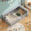 A child's bedroom with a bed and toys. Produktbild-Vorschau