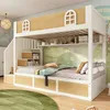Flieks Hydraulisches Etagenbett 90x200cm mit Regal und Produktbild-Vorschau 4