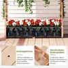 COSTWAY Blumenkasten mit Rankgitter, hängendem Produktbild-Vorschau 6