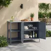 Outdoorset 'Bolognano' Standregal und Schrank Stahl Produktbild-Vorschau 5