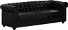 3-Sitzer Sofa aus  CHESTERFIELD- Schwarz Produktbild-Vorschau 3