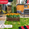 KOTARBAU® Donica Skrzynka Drewniana na Nóżkach 60 x 39 x 30 Podgląd zdjęcia produktu 2
