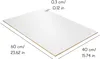 Creative Deco 10 Stück MDF Platten 600 x 400 x 3 mm | Weiß Produktbild-Vorschau 4