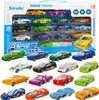 Farbige Autos / Federn 1:64- 16 Stück. Kruzzel 20352 Produktbild-Vorschau 1