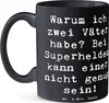 Mr. & Mrs. Panda Tasse Spruch Superhelden Stiefvater - Produktbild-Vorschau 2