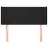 Kopfteil mit Ohren Schwarz 83x16x78/88 cm Samt Produktbild-Vorschau 3