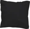 4 teilige Uni Bettwäsche 135 x 200 cm schwarz Einfarbig Produktbild-Vorschau 3