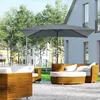 Outsunny Parasol de jardin Parasol droit inclinable Voir les images du produit 2