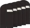 Five black garment bags are lined up diagonally against a white background. Anteprima dell’immagine prodotto