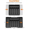 Besteckkasten für Küche, Ausziehbarer Besteckschublade 6-8 Produktbild-Vorschau 7