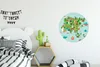 MuchoWow® Aluminium Wandkreis Weltkarte Kinder - Asien - Produktbild-Vorschau 3