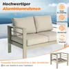 MeXo Gartenlounge-Set Terrassenmöbel Set 6-7 Personen Produktbild-Vorschau 7
