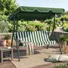Outsunny Hollywoodschaukel Gartenschaukel Verstellbares Produktbild-Vorschau 9