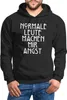 Normale Leute machen mir Angst Kapuzen-Pullover Hoodie Produktbild-Vorschau 2