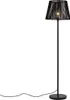 Outdoor Stehleuchte Schwarz mit Schwarzem Seilschirm IP44 Produktbild-Vorschau 1