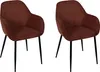 Fauteuil Cotele Scott Terracotta - Lot De 2 Voir les images du produit 1