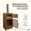 ASH – Forno – 2-in-1 – Pizzaofen / Außenkamin – Cortenstahl Produktbild-Vorschau 8