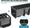 Kanał odwadniający Wiltec 1 m z żeliwną kratą osłonową - Podgląd zdjęcia produktu 3