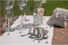 Centro tavola decorativo Love - Legno bianco, ultraleggero Anteprima dell’immagine prodotto 2