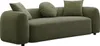 3-Sitzer Sofa - Stoff - Grün - OXILA Produktbild-Vorschau 3