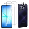 A product shot showing a smartphone screen protector and a camera lens protector next to a smartphone. Produktbild-Vorschau