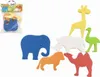 Puzzland vodolepky pěnové dílky ZOO/Safari 6 ks Náhled obrázku produktu 1