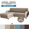 Topchances L Shape Sofa Covers, vodoodpudivý protiskluzový Náhled obrázku produktu 6