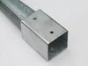 Bodenhülse Einschlaghülse 90 mm quadratisch als Produktbild-Vorschau 2